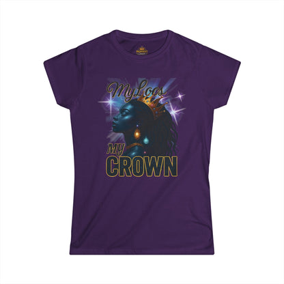 Women's My Locs My Crown Tee - Prominent Queen Collection