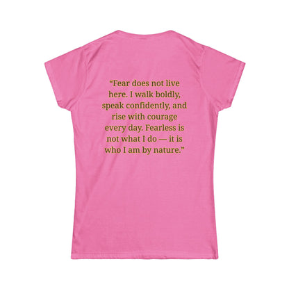 Princess Niyah - Fearless By Nature Affirmation Shirt