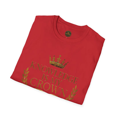 Prominent Educator Men - Knowledge is my Crown - Teacher Tribute Tee