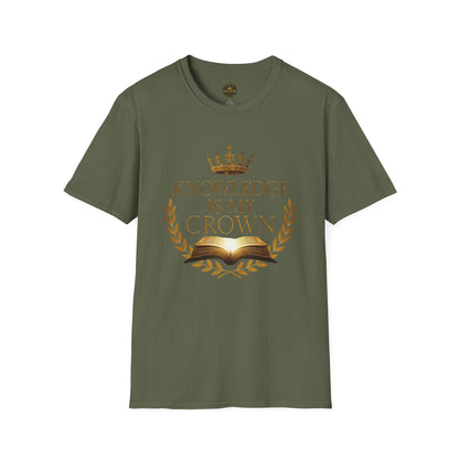 Prominent Educator Men - Knowledge is my Crown - Teacher Tribute Tee