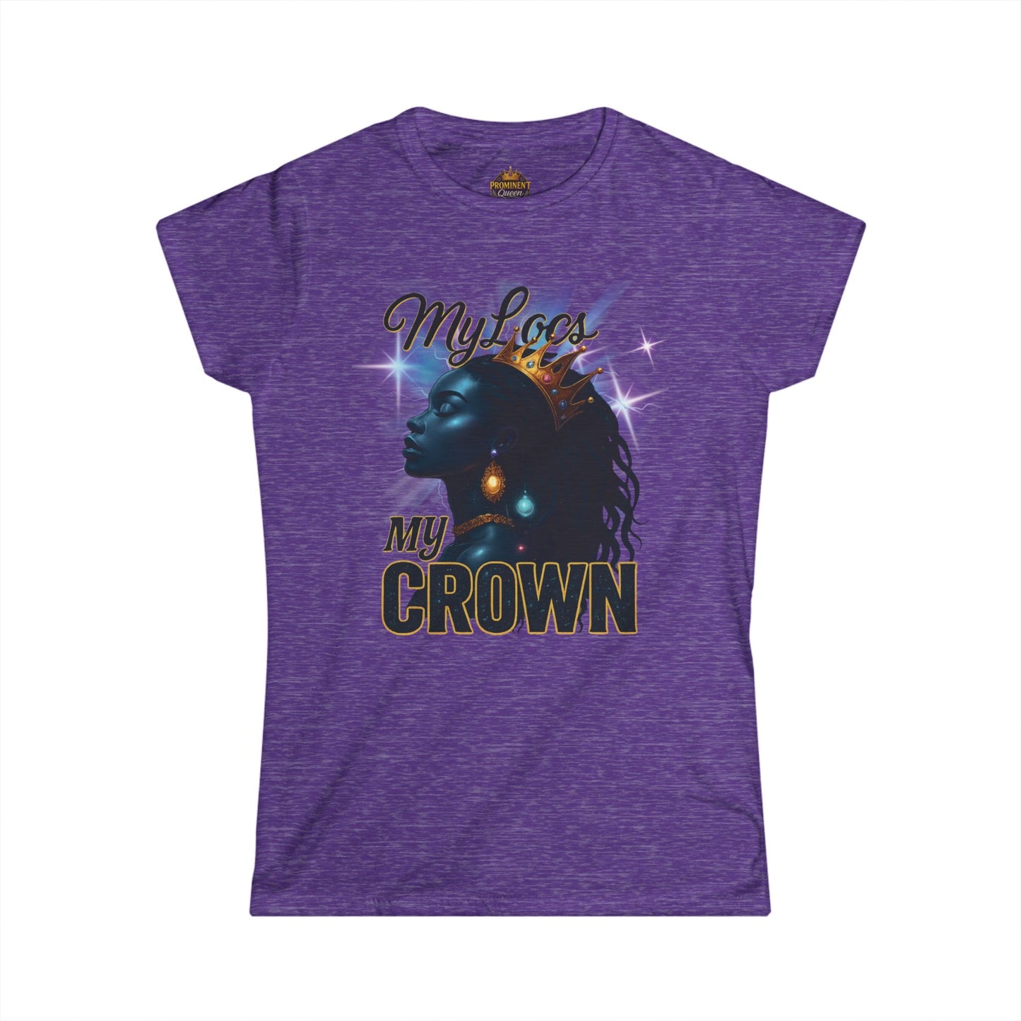 Women's My Locs My Crown Tee - Prominent Queen Collection