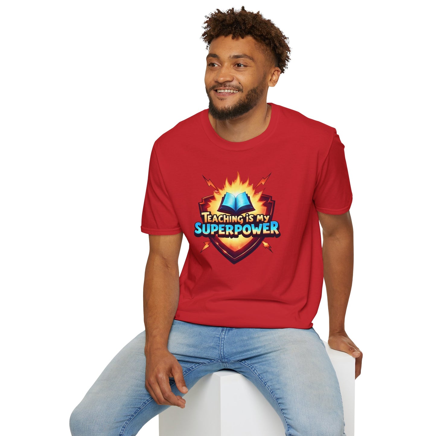 Prominent Educator Men - Teaching is my Superpower Men - Teacher Tribute Tee