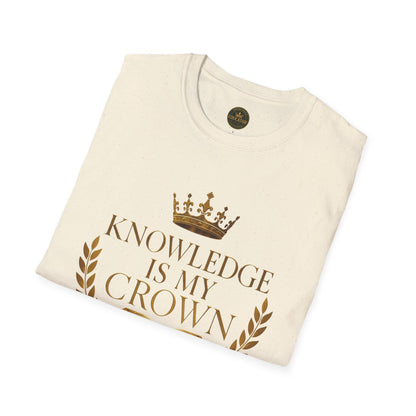 Prominent Educator Men - Knowledge is my Crown - Teacher Tribute Tee