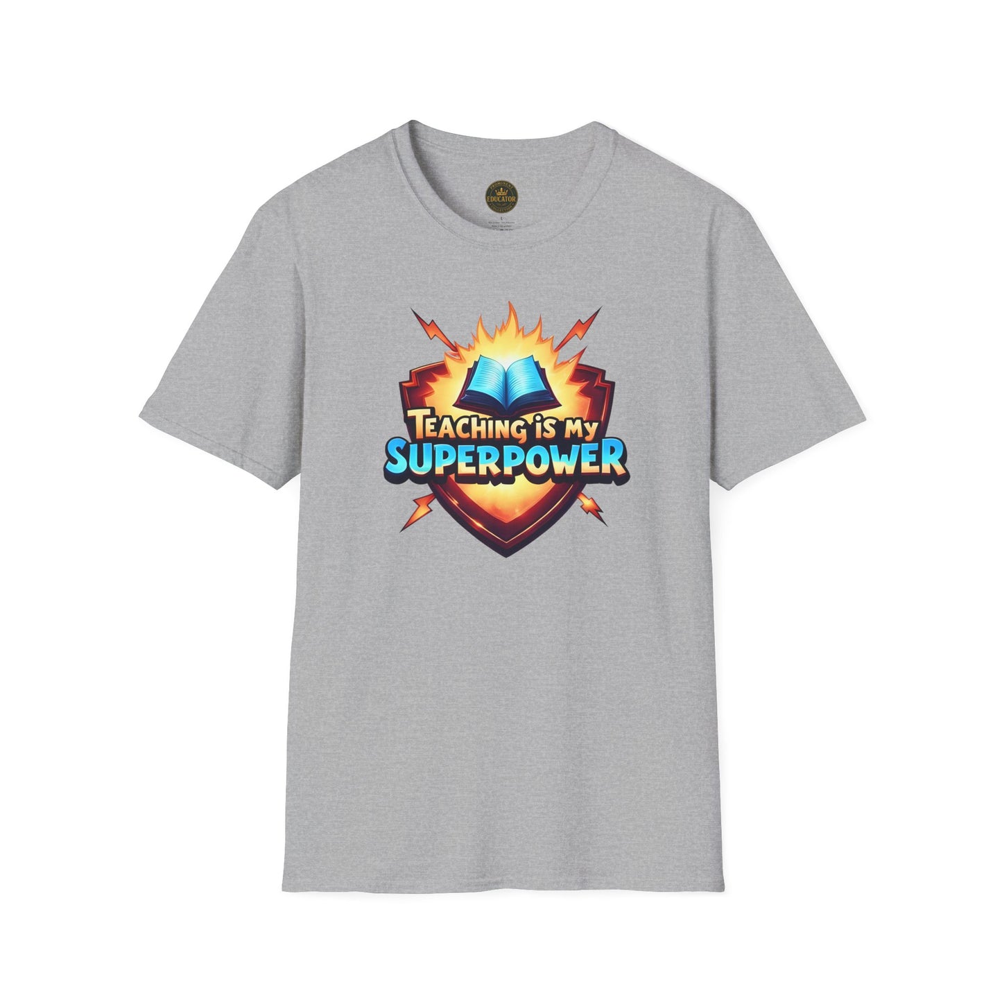 Prominent Educator Men - Teaching is my Superpower Men - Teacher Tribute Tee