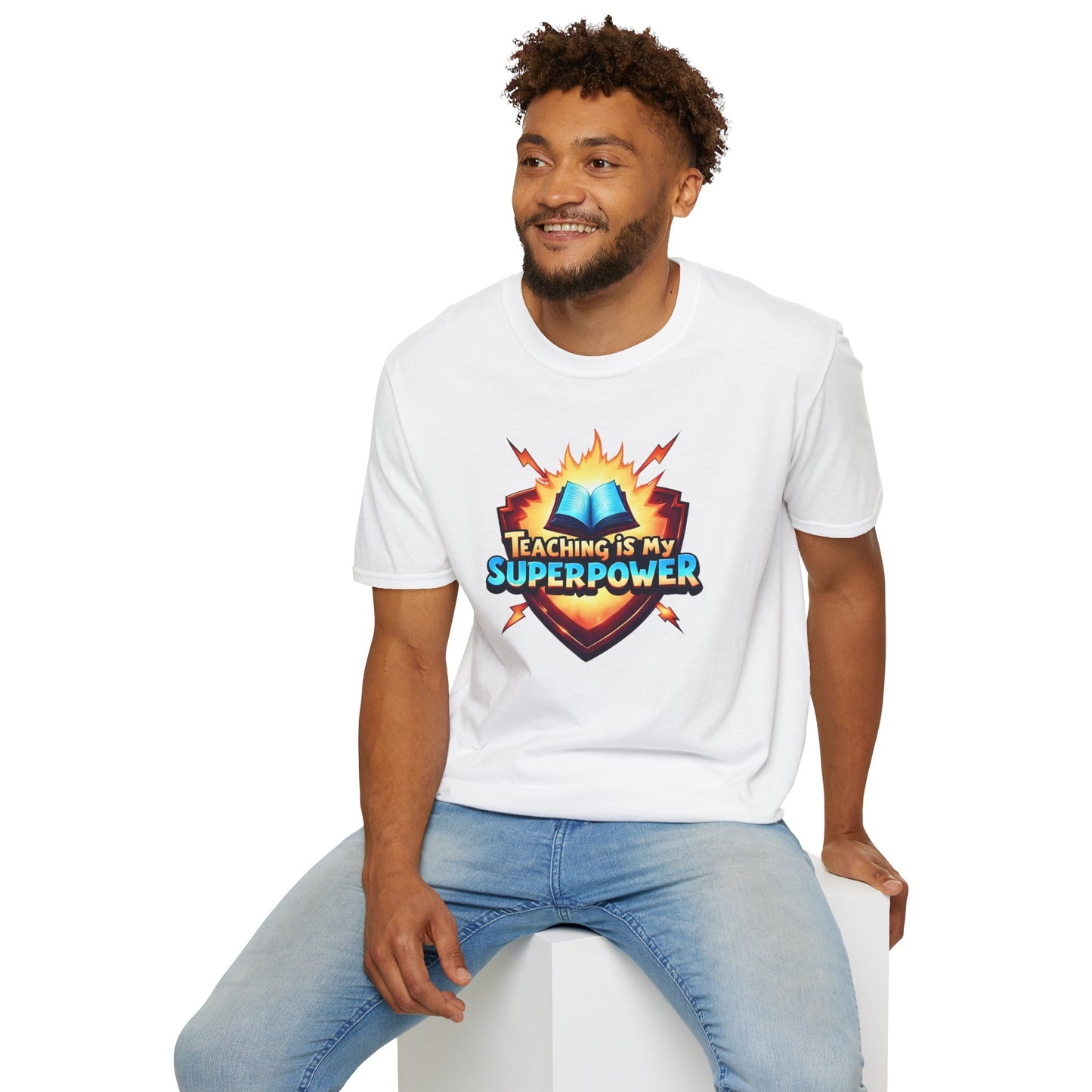 Prominent Educator Men - Teaching is my Superpower Men - Teacher Tribute Tee