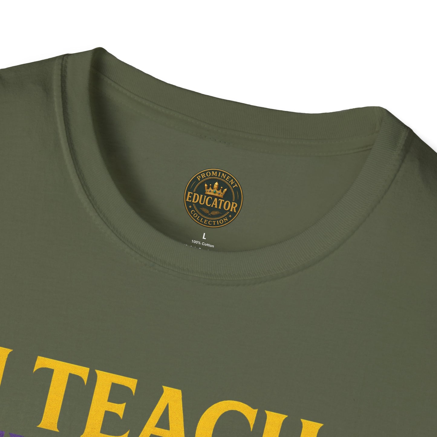 I  Teach therefore I build Kings and Queens - Prominent Educator Men - Teacher Tribute Tee