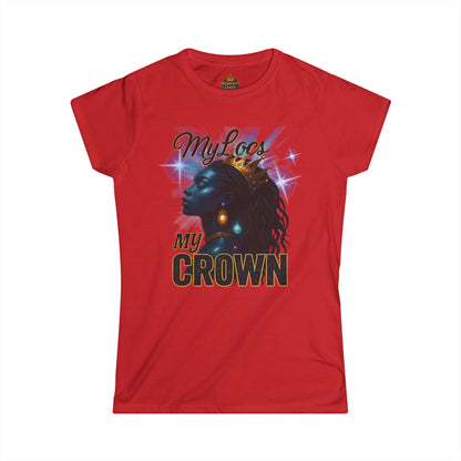 Women's My Locs My Crown Tee - Prominent Queen Collection