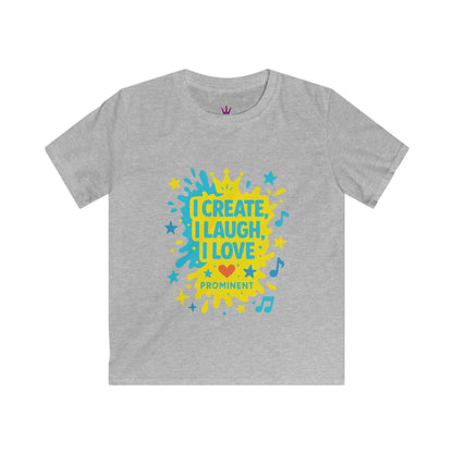 I Create I Laugh Kids Tee Princess Riyah Collection