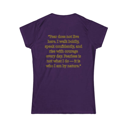 Princess Niyah - Fearless By Nature Affirmation Shirt