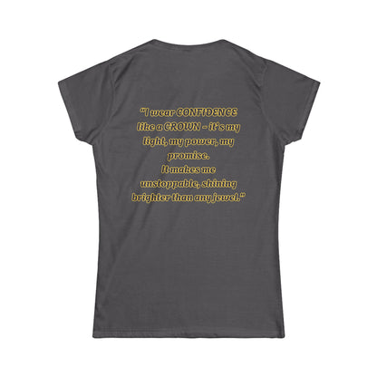 Princess Mayah -Confidence is My Crown Affirmation Shirt