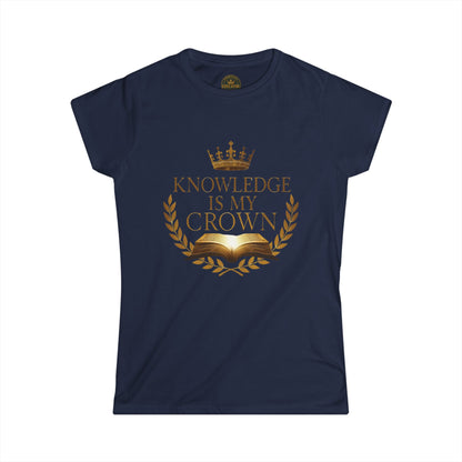 Prominent Educator Women - Knowledge is my Crown - Teacher Tribute Tee