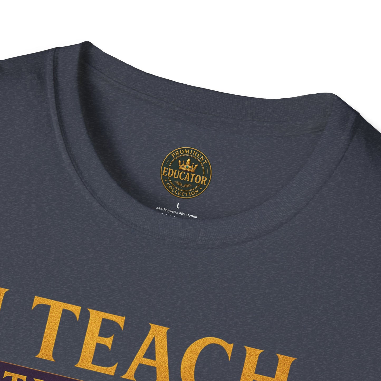 Prominent Educator Men I Teach Therefore I Build Kings and Queens Men - Teacher Tribute Tee