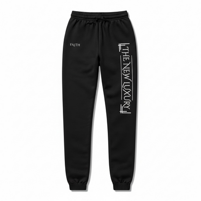 Black FAITH “The New Luxury” Sweatpants Prominent 3 G