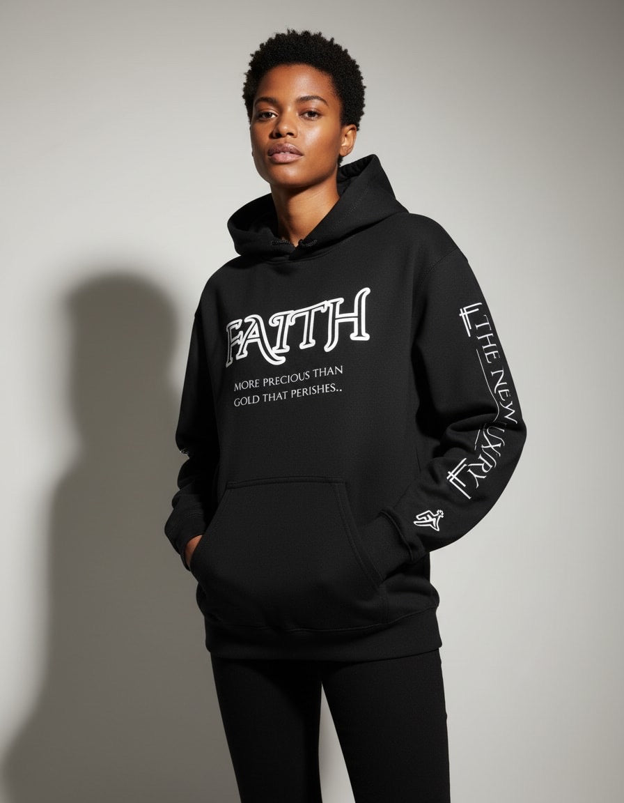 FAITH Hoodie “More Precious Than Gold That Perishes…“ Prominent 3 G