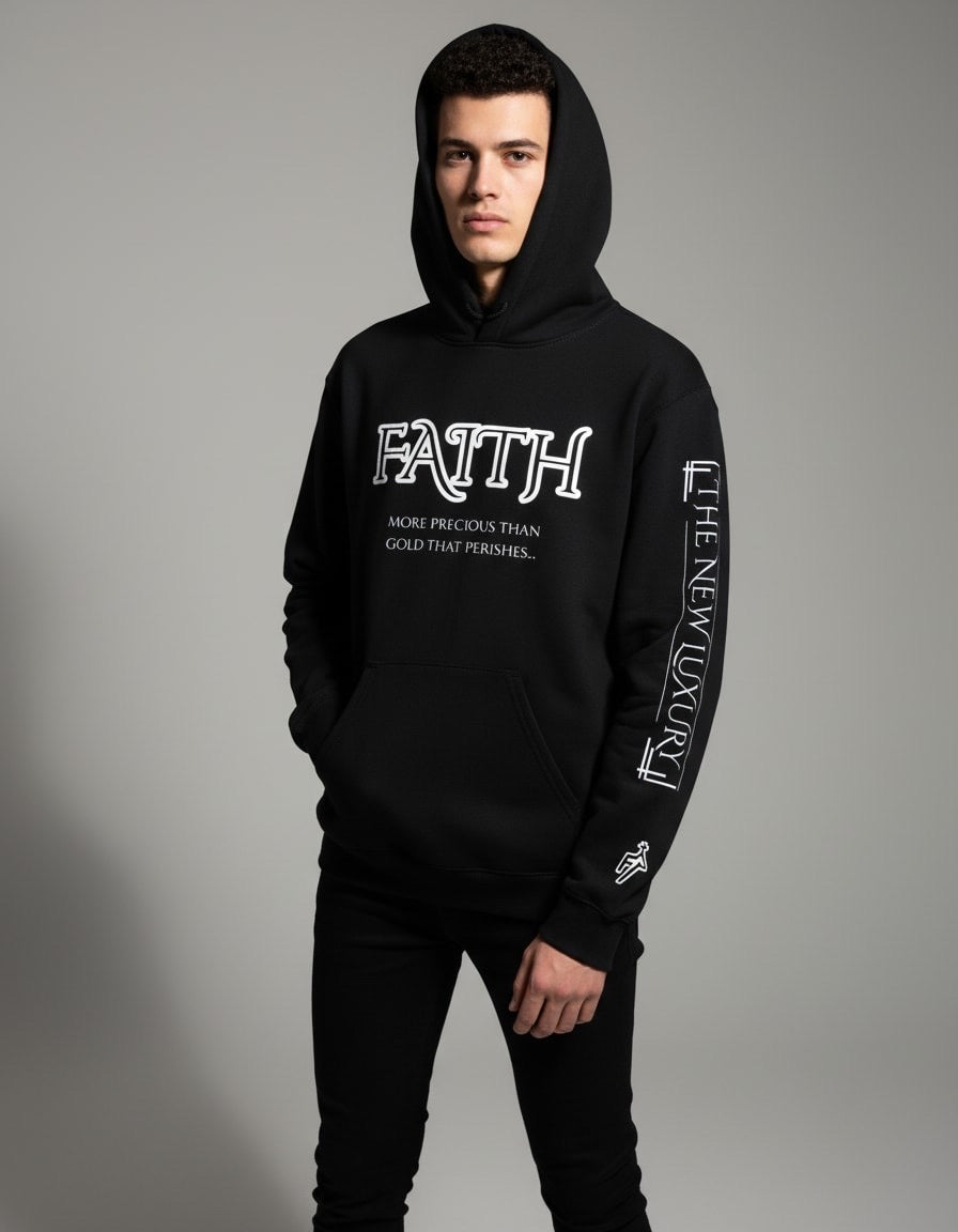 FAITH Hoodie “More Precious Than Gold That Perishes…“ Prominent 3 G