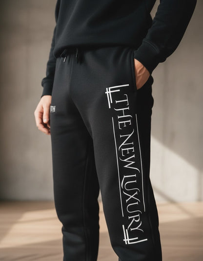 Black FAITH “The New Luxury” Sweatpants Prominent 3 G