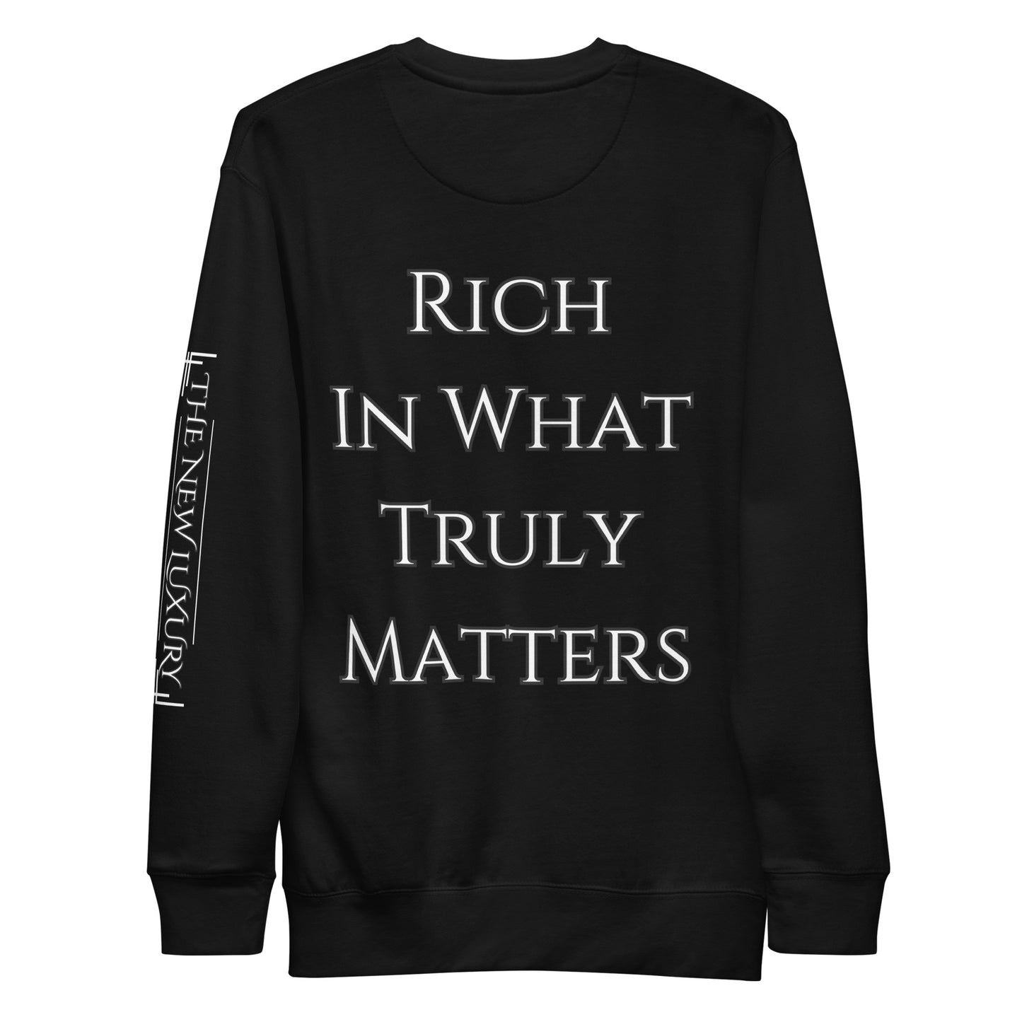 FAITH™ Sweatshirt — The New Luxury (Black)