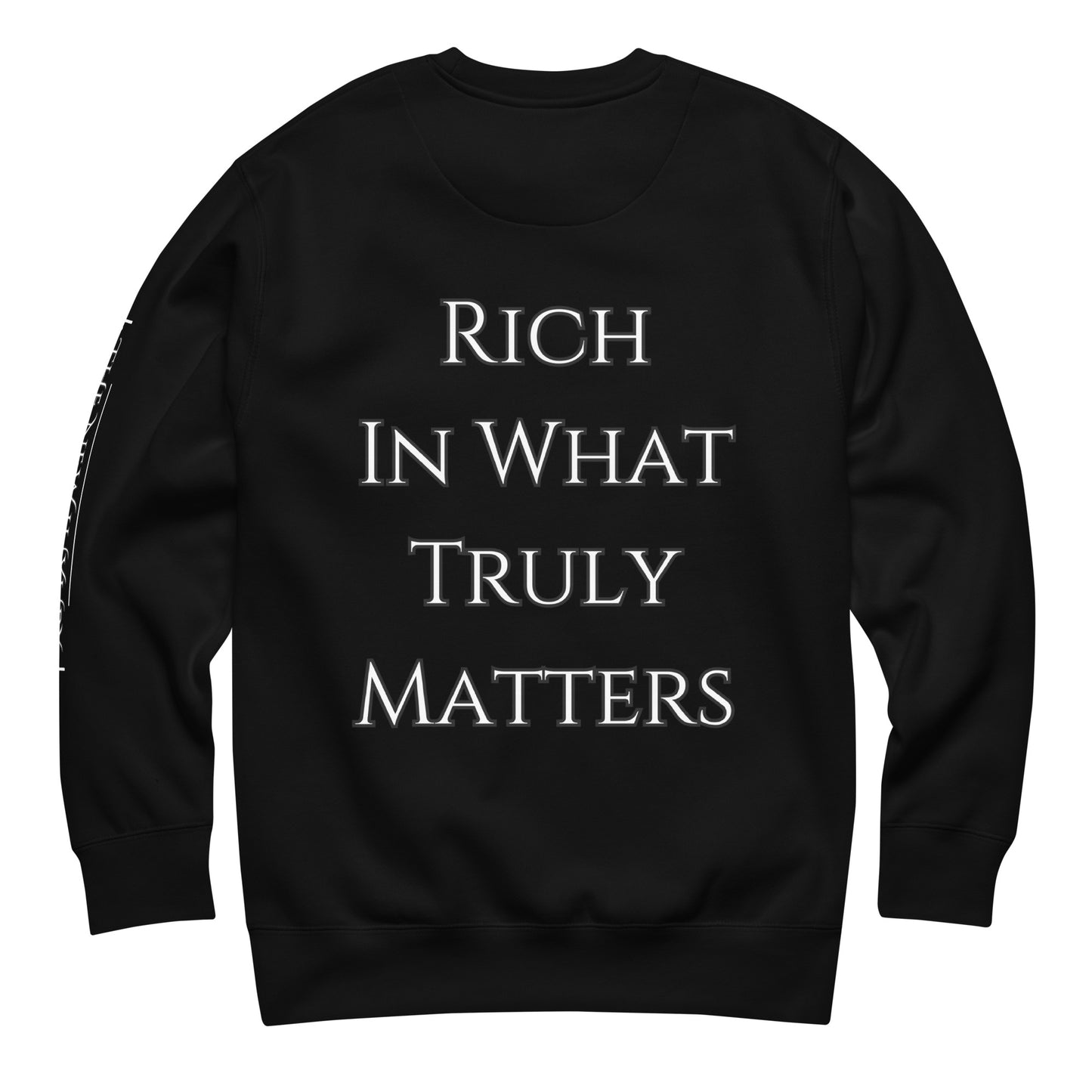 FAITH™ Sweatshirt — The New Luxury (Black)