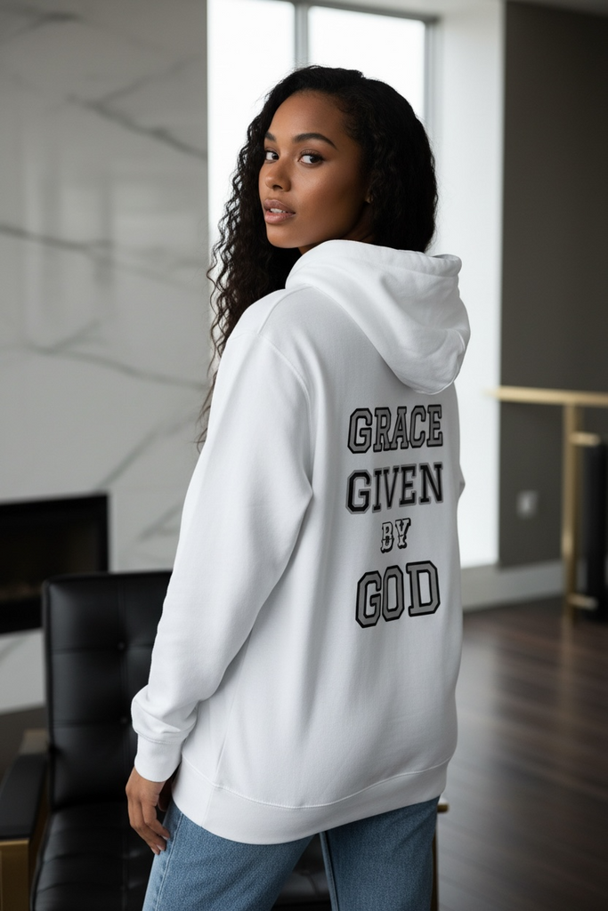 Grace Given by God Hoodie - Bold Comfort & Style