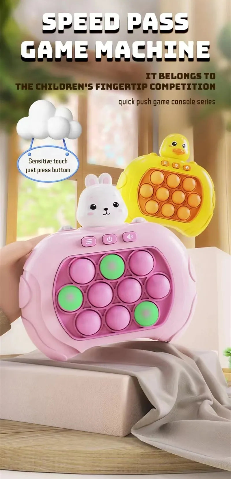 Introducing the Pop Light Fidget Game: The Ultimate Stress-Relief Experience for Kids of All Ages!