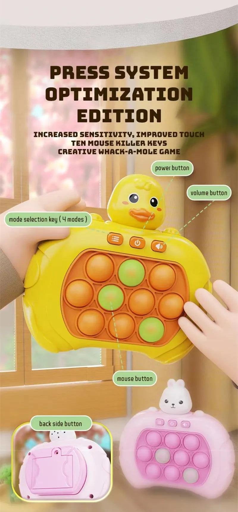 Introducing the Pop Light Fidget Game: The Ultimate Stress-Relief Experience for Kids of All Ages!